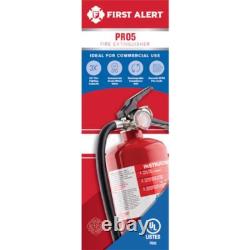 First Alert PRO5 Red Heavy Duty Fire Plus Extinguisher 10.2 lbs. (Pack of 2)