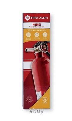 First Alert UL Rated Red 1-A10-BC Rechargeable Home Fire Extinguisher 2.5 lbs