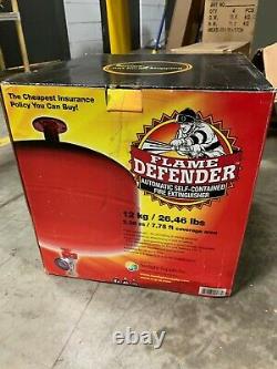 Flame Defender Automatic Fire Extinguisher 12kg 26.46lb Brand New