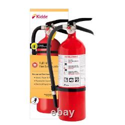 Full Home Fire Extinguisher with Hose, Easy Mount Bracket & Strap, 3-A40-BC, D