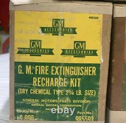 GM Fire Extinguisher Recharge Kit Chevrolet Car Chevy GMC NOS