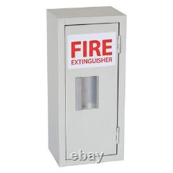 GRAINGER APPROVED 35GX42 Fire Extinguisher Cabinet, Cream, Steel 35GX42