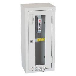 GRAINGER APPROVED 35GX48 Fire Extinguisher Cabinet, Cream, Steel 35GX48