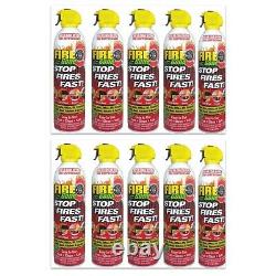 GREAT PRICE 10 Pack Lot Fire Gone 16oz Fire Extinguisher Home Car Office