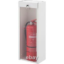 Global Industrial Fire Extinguisher Cabinet Surface Mount Lockable Fits 10 Lbs