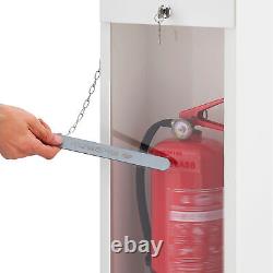 Global Industrial Fire Extinguisher Cabinet Surface Mount Lockable Fits 10 Lbs