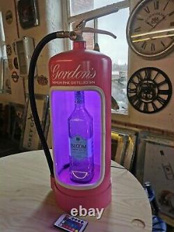 Gordon's Gin Illuminated Fire Extinguisher Bottle Holder