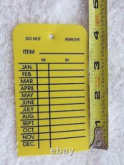 H. D. Plastic Monthly Inspection Tags. 2 1/2 X 4 1/8-fire Extinguisher-fire Hose