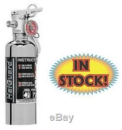 H3R HG100C 1.4 Lb HalGuard Fire Extinguisher Chrome