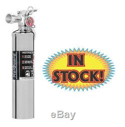 H3R HG250C 2.5 Lb HalGuard Fire Extinguisher Chrome