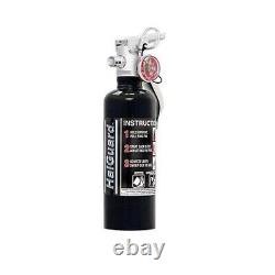H3R Performance HG100B HalGuard 1.4 Lb. Fire Extinguisher, Black