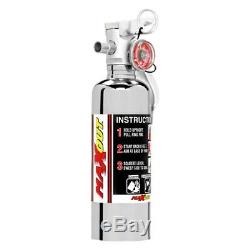 H3R Performance MX100C MaxOut 1.0 lb Chrome Dry Chemical Fire Extinguisher