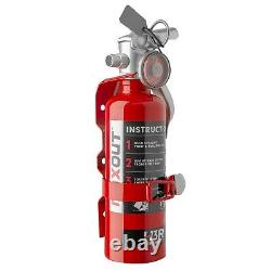 H3R Performance MaxOut 1LB Fire Extinguisher with Mounting Strap Bracket MX100R