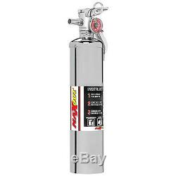 H3R Performance MaxOut 2.5 lb Dry Chemical Refillable Fire Extinguisher Chrome