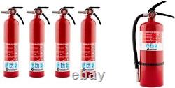 HOME1 Rechargeable Standard Home Fire Extinguisher UL Rated 1-A10-BC