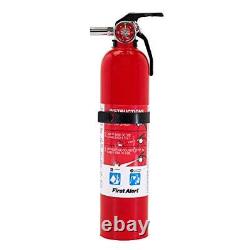 HOME2PRO Rechargeable Compliance Fire Extinguisher UL Rated 2-A10-BC, Red &