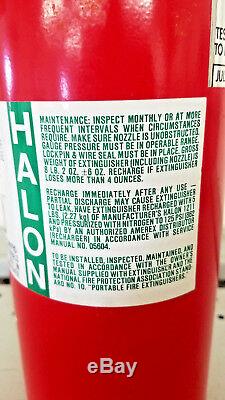 Halon 1211 5lb Halone Fire Extinguisher Amerex Model 355 New Tag