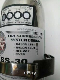 Halon SS-30 1211 Fire extinguisher Automatically Deploy 90 degree head