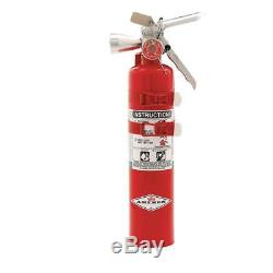 Halotron Fire Extinguisher with 2.5 lb. Capacity and 9 sec. Discharge Time