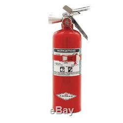Halotron Fire Extinguisher with 5 lb. Capacity and 9 sec. Discharge Time