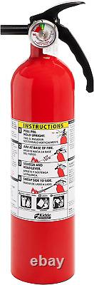 Home Fire Extinguisher 1-A10-BC, Dry Chemical, Red, Mounting Bracket Included