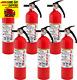 Home Fire Extinguisher 2-Pack, 1-A10-BC, Dry Chemical, Red