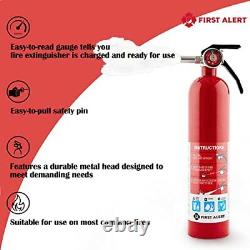 Home First Alert Fire Extinguisher Rechargeable Standard Home Pack Of 3