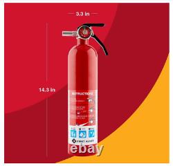 Home1-4, Standard Home Fire Extinguisher, Red 4Pk