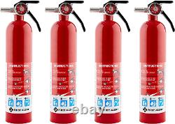 Home1-4, Standard Home Fire Extinguisher, Red 4Pk