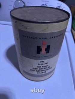 INTERNATIONAL HARVESTER Fire Extinguisher NOS 5 LB REFILL CAN UNOPENED