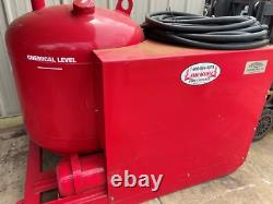 Industrial Fire Extinguisher System 1,500LB Dry Chemical Powder Skid Mounted