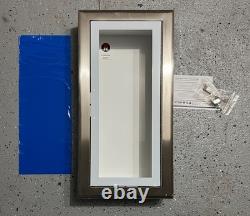 JL Industries Fire Extinguisher Cabinet C1037F10 Stainless Steel with Door NEW