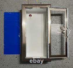 JL Industries Fire Extinguisher Cabinet C1037F10 Stainless Steel with Door NEW