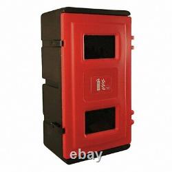 JONESCO JBDE73A Fire Extinguisher Cabinet 30 LB BLK/RED NEW