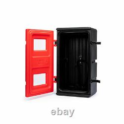 JONESCO JBDE73A Fire Extinguisher Cabinet 30 LB BLK/RED NEW