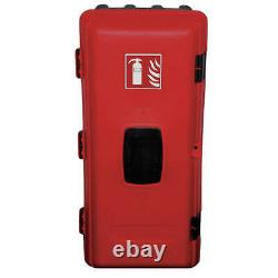 JONESCO JEBE06 Fire Extinguisher Cabinet, 10 lb, Blk/Red