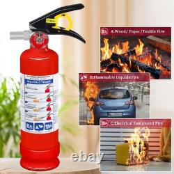 Jasvelly 4-Pack Abc Dry Chemical Fire Extinguisher 2.5 Lb 1A10Bc Fire