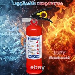 Jasvelly 4-Pack Abc Dry Chemical Fire Extinguisher 2.5 Lb 1A10Bc Fire