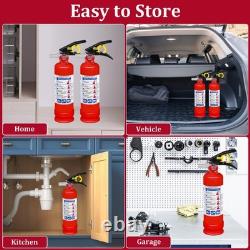 Jasvelly 4-Pack Abc Dry Chemical Fire Extinguisher 2.5 Lb 1A10Bc Fire