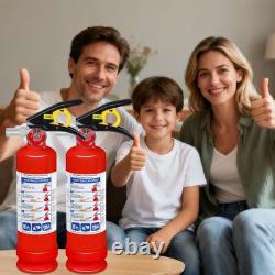 Jasvelly 4-Pack Abc Dry Chemical Fire Extinguisher 2.5 Lb 1A10Bc Fire