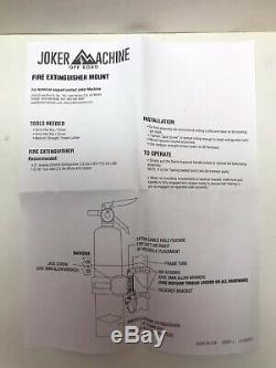 Joker Machine 3 Fire Extinguisher Mounting Bracket 1.75 Tubing Black 60-401-1