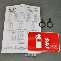 JonesCo Fire Extinguisher Cabinet JBXE83, 20 lb Tank, Wall Mount, Viewing Window