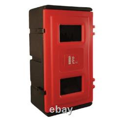 Jonesco Jbde73 Fire Extinguisher Cabinet, Surface Mount, 24 In Height, Plastic