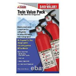 Kidde 2.5 lb ABC Fire Extinguisher Home Car Dry Chemical Electrical Kitchen Auto