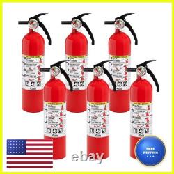 Kidde Basic 110 Fire Extinguisher For Home, 1-A10-BC, FA110G, 6 Pack