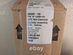 Kidde Fire Extinguisher WHDR-125 APC Wet Chemical Cylinder Assy 1.33 Gal NEW NOS