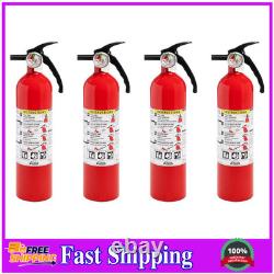 Kidde Fire Extinguisher for Home, 1-A10-B, Red, 4 Pack with Bracket