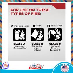 Kidde Fire Extinguisher for Home, 1-A10-B, Red, 4 Pack with Bracket