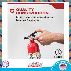Kidde Fire Extinguisher for Home, 1-A10-B, Red, 4 Pack with Bracket