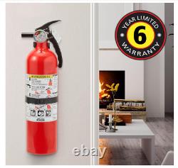 Kidde Fire Extinguisher for Home, 1-A10-B, Red, 4 Pack with Bracket